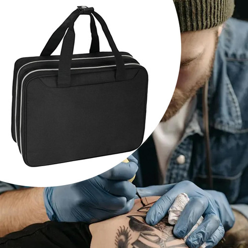 Estuche Organizador De Viaje Para Tatuajes Con Cremallera De