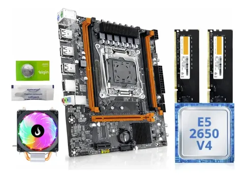 Kit Xeon X99 +intel Xeon E5-2650 V4 + 16gb Ddr4 | Parcelamento sem