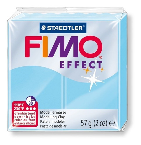 Massa Pvc Polymer Clay Fimo Pastel Staedtler 57g Acqua