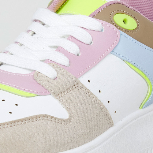 Imagen 4 de 4 de Zapatilla Plataforma Caña Baja Blanco - Mujer Corona