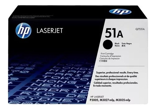 Toner Hp Q7551a Q7551 51a P3005 M3027 M3035 