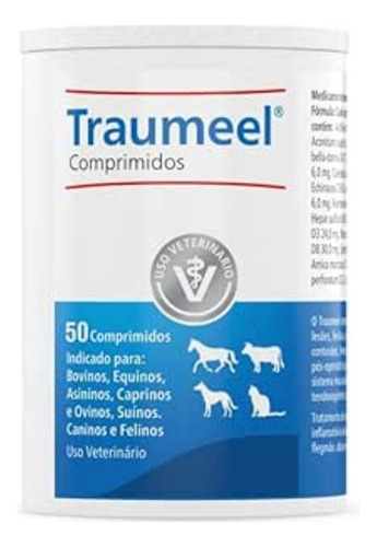 Traumeel Uso Veterinário - 50 Comprimidos