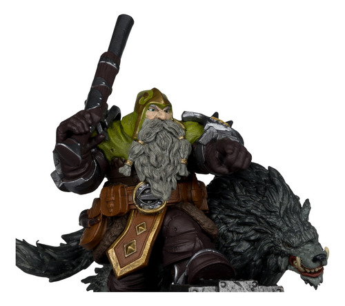 Figura Mcfarlane Cazador Enano Warcraft 1:12 Detallada