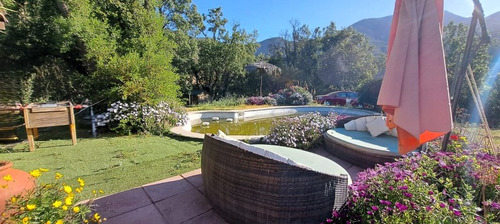 Arriendo Parcela 8.700 M2 Con Hermosa Casa Estilo Rustico D