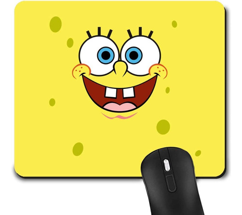 Gaming Mouse Pad Spongebob Yellow, Game Computer Mousepad Fo