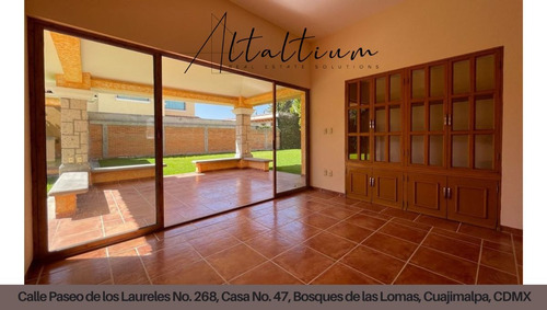 Casa En Venta Calle Paseo De Los Laureles No. 268, Casa No. 47, Bosques De Las Lomas, Cuajimalpa, Cdmx. Vg5-di