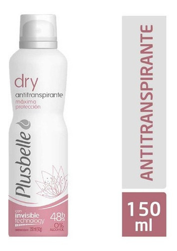 Antitranspirante en aerosol Plusbelle Dry 150 ml
