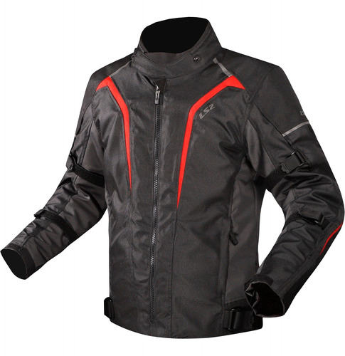 Jaqueta Ls2 Masculina Motociclista Spang Impermeável Preto