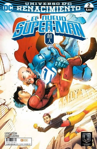 El Nuevo Superman 2 - Ecc España, De Gene Luen Yang/viktor Bogdanovic/billy Tan. Editorial Dc En Español
