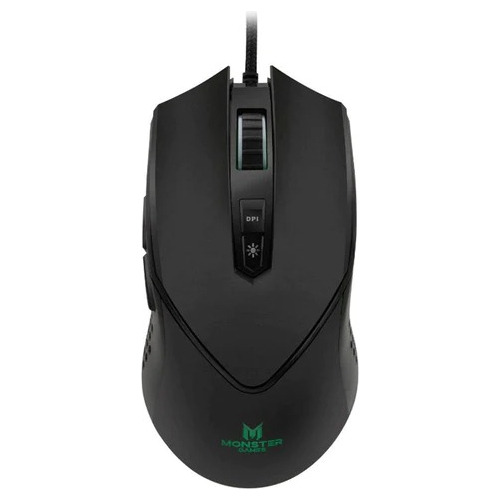 Mouse De Juego Monster Games Thunderstorm M5061 Negro