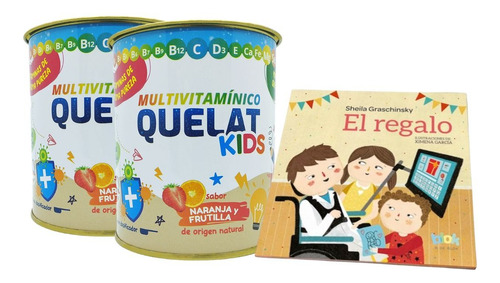 Quelat Kids Multivitamínico Pack X2 + Libro Gratis
