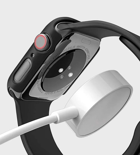 Imagen 5 de 10 de Funda Protectora Compatible Apple Watch Full Cover Vidrio 9h