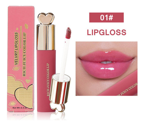 Brillo De Labios Con Efecto Espejo Que Retiene El Color Y Qu
