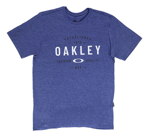 Camiseta Masculina Oakley Premium Quality Tee Navy Blue