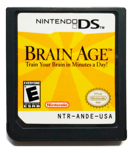 Brain Age - Nintendo Ds 2ds & 3ds