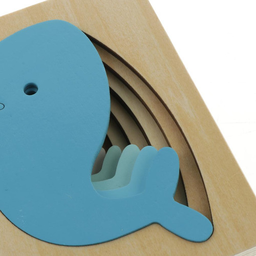 Rompecabezas De Madera Para Niños Multicolor