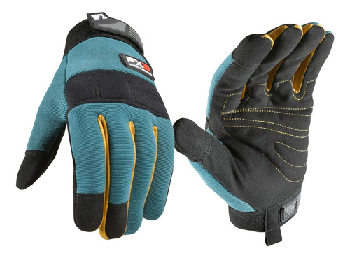 Wells Lamont Fx3 - Guantes Híbridos De Piel Sintética Par.