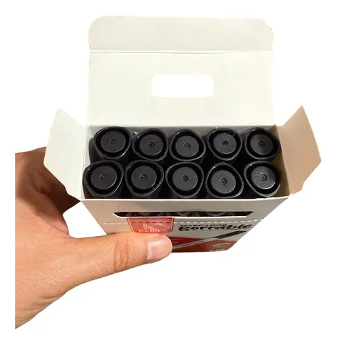 Marcador Borrable Klipp Tinta Negra Caja X10 Unidades