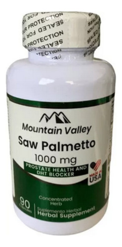 Saw Palmetto 1000 Mg 90 Capsulas Moutain Valley Usa