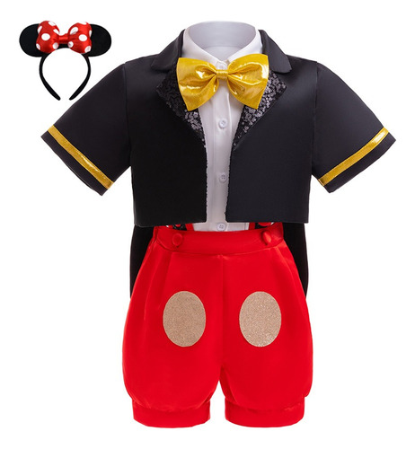 Disfraz De Mickey Mouse Para Pascua Halloween Carnaval Pok Dot Para Niños Y Niñas Navidad Escenario Actuación Espectáculo