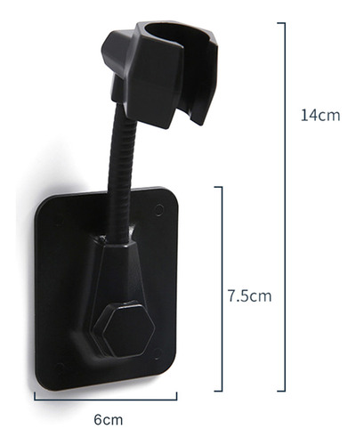 Bx Soporte De Cabezal De Ducha Giratorio De 360°, Ajustable