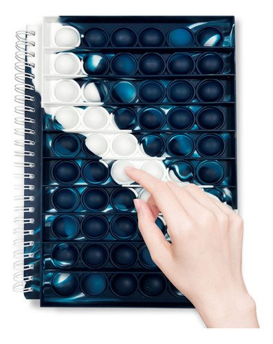 Cuaderno Con Juguete Para La Ansiedad, Sensorial Con Burbuja