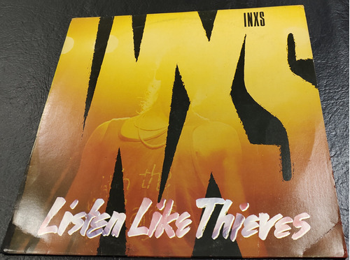 Inxs - Listen Like Thieves Lp Brasil 1ra Edicion U2 The Cure