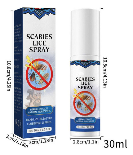 Spray De Eliminación Para Niños, Spray Para Piojos, Para Asu