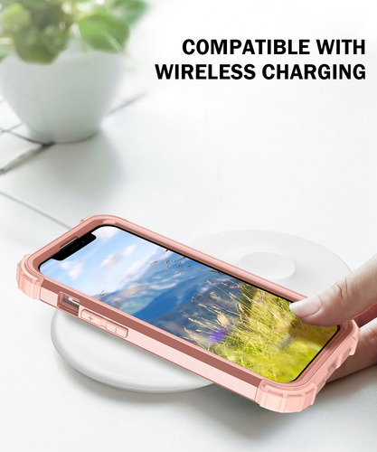 Funda Para iPhone 14/pro/14plus/14pro Max 360 Uso Rudo 3en1