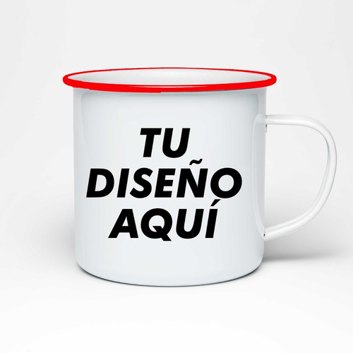 Imagen 1 de 8 de Taza Peltre Personalizada / Logotipos