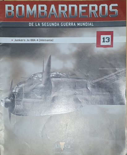 Fasciculo Bombardero Segunda Guerra Altaya Junkers Ju 88a-4 (Usado)