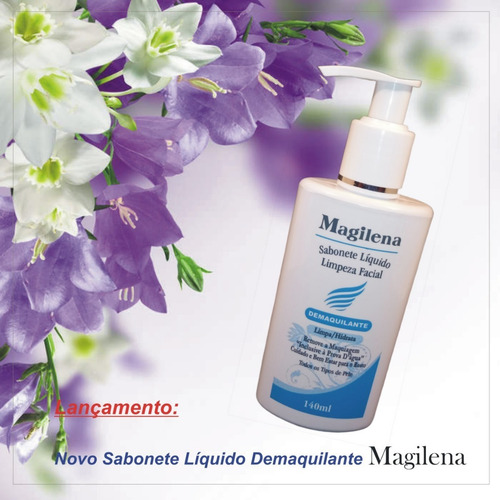 Imagem 2 de 2 de Magilena Sabonete Líquido Facial Demaquilante 140ml