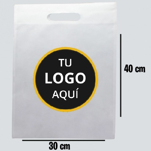 20 Bolsas Estampadas Ecológica Personalizadas Tnt - 30x40