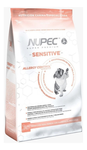 Imagen 1 de 1 de Alimento Nupec Sensitive Razas Medianas 8kg
