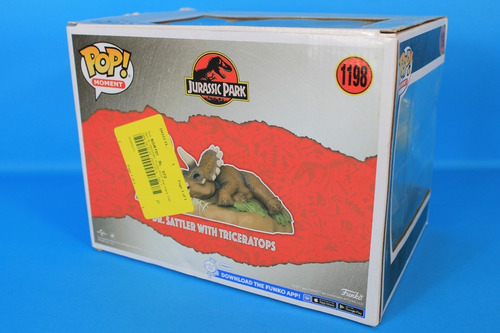 Doctor Sattler With Triceratops Funko Pop (Usado)