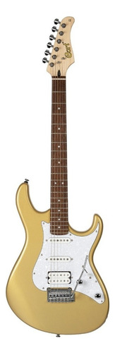 Guitarra elétrica Cort G Series G250 de  tília champagne gold metallic com diapasão de jatobá