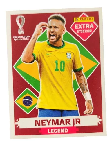 Figurinha Neymar Jr Legend Extra Bordo Oficial