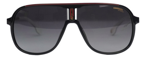 Lentes De Sol Carrera Car1007/s 8079o Negro Brillante Unisex Color Negro/dorado Lente Gris Oscuro