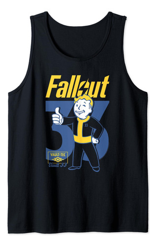 Playera Fallout 33 Vault Boy, Camiseta Edición Especial