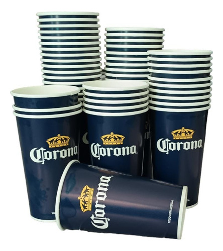 Vaso Desechable Encerado Cerveza Michelada 50pz 44oz/1300 Ml