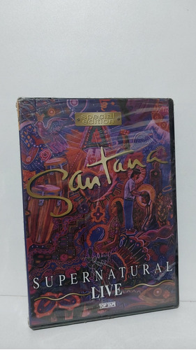 Dvd Santana - Supernatural Live, Lacrado