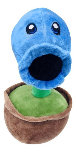 Peluche Diseño  Plantas Vs Zombies Pp-393 Azul Para Niños