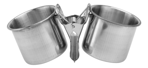 Vasos Dobles De Acero Inoxidable Para Comida, Agua Y Aliment