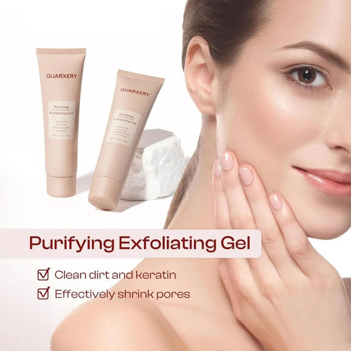 Gel Exfoliante Suave Quarxeria, Gel Exfoliante, 3 Unidades