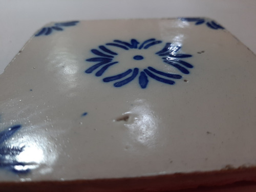 Imagen 3 de 8 de Antiguo Azulejo Pas De Calais N° 40 7676