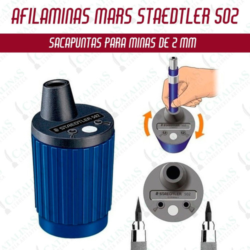 Afilaminas Staedtler 502 Con Deposito Incluido Microcentro