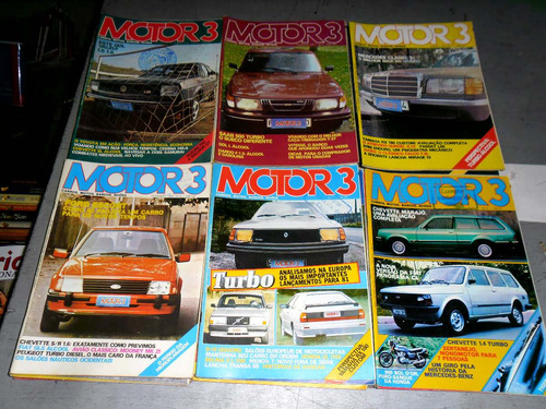 Coleção Completa Revista Motor 3 - 83 Edições Oferta !!!!
