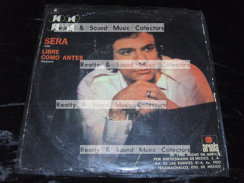 Jose Jose Sera Vinilo 7 Pulgadas De Coleccion (Usado)