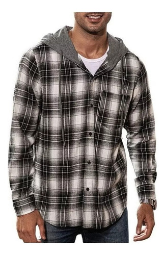 Sudadera Con Capucha De Manga Larga De Franela Para Hombre