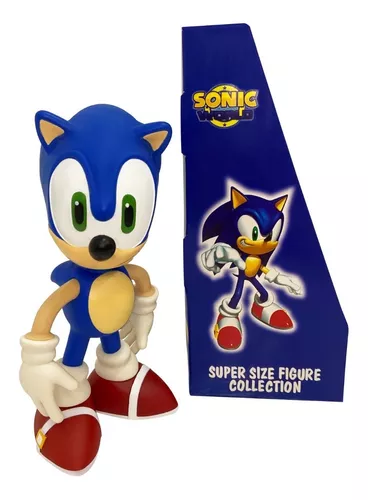 Boneco Sonic Articulado Grande Brinquedo Caixa Collection Lançamento Action  Figure 16cm, Brinquedo Importado Nunca Usado 78535314